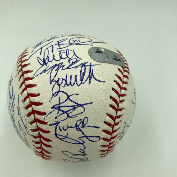 RARE 2001 Arizona Diamondbacks World Series Champs Team Signed Baseball JSA COA