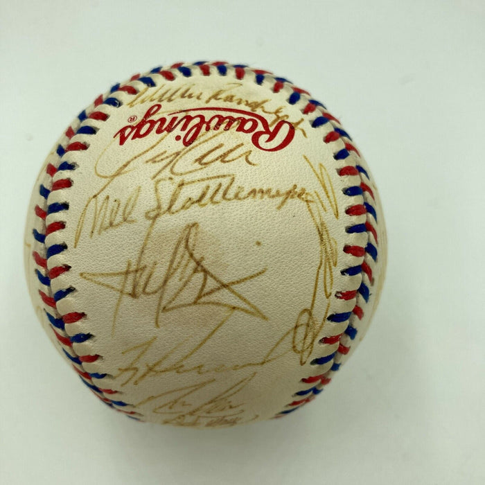 Derek Jeter Ken Griffey Jr. 1999 All Star Game Team Signed Baseball JSA COA