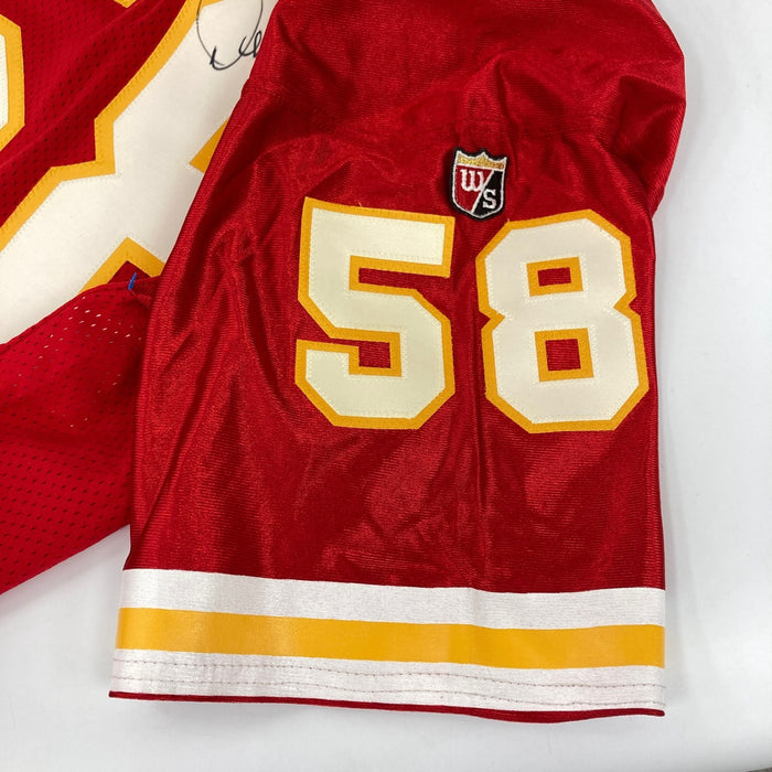 Derrick Thomas Signed Game Used 1998 Pro Bowl Battle Of Gridiron Jersey MEARS 10