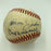 Travis Jackson Carl Hubbell Bill Terry New York Giants HOF Signed Baseball JSA