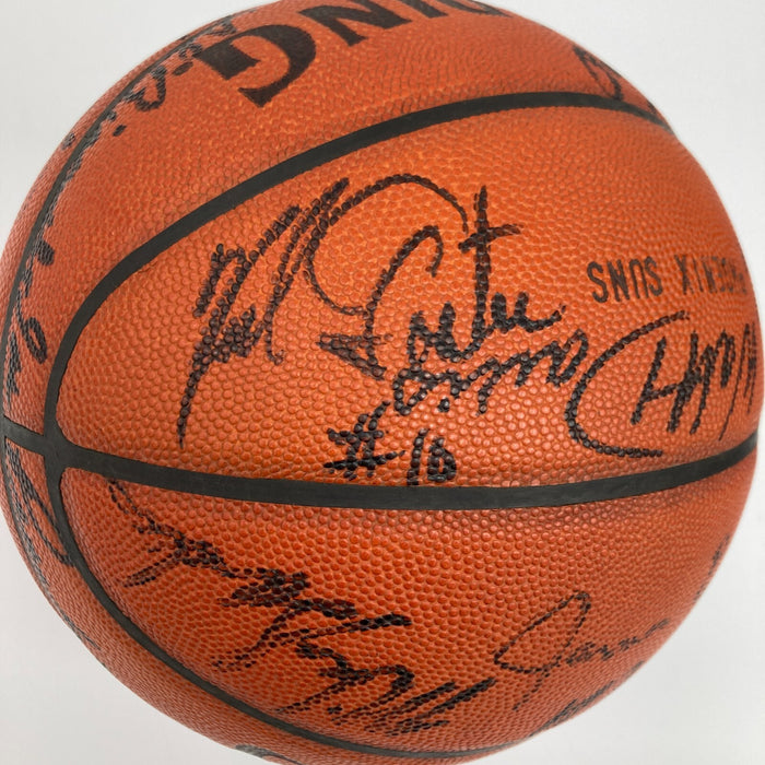 1984-85 Phoenix Suns Team Signed Game Used Spalding Official Basketball Beckett