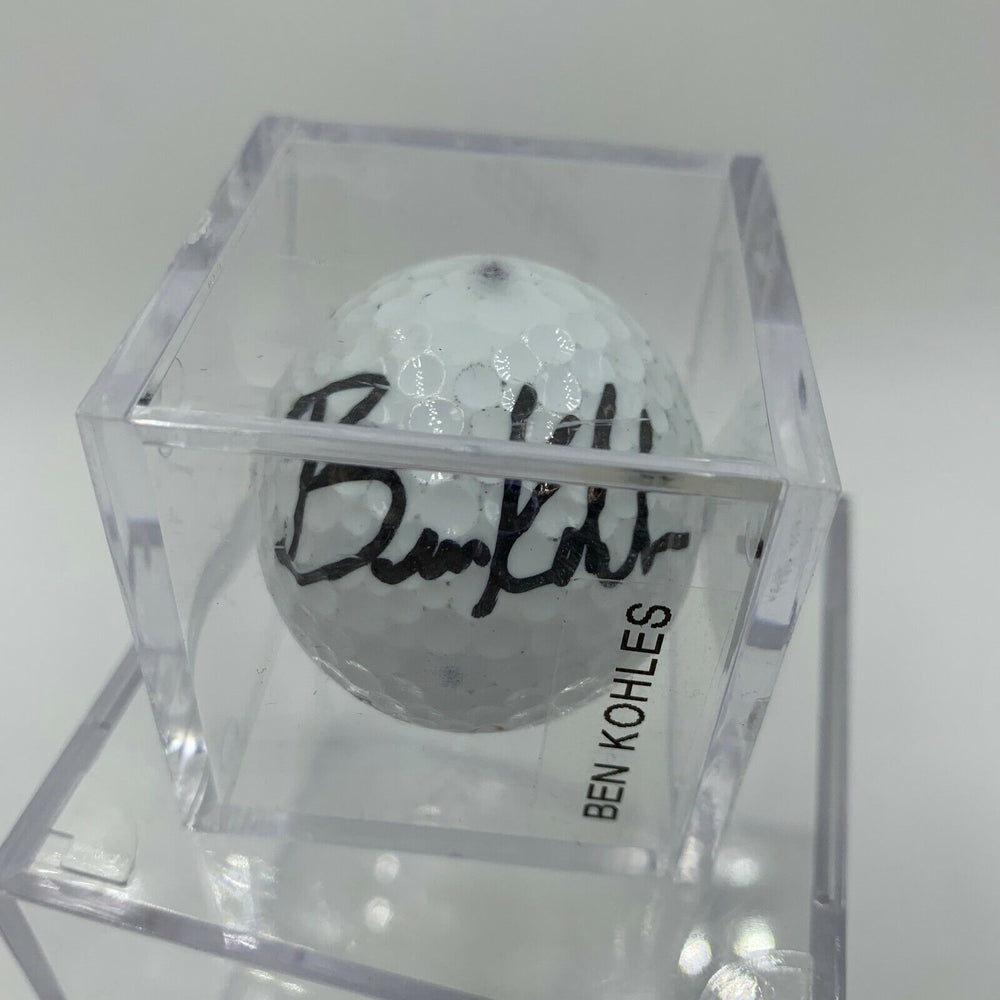 Ben Kohles Signed Autographed Golf Ball PGA With JSA COA
