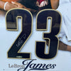 Beautiful Lebron James Rookie Signed Jersey Number Display Upper Deck UDA COA