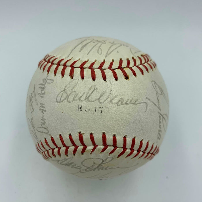1969 Baltimore Orioles American League Champs Team Signed Baseball JSA COA
