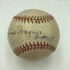 Beautiful Honus Wagner Single Signed Baseball JSA COA