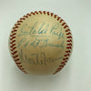 Satchel Paige Roger Maris Stan Musial HOF Legends Signed 1960's Baseball Beckett