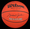 Michael Jordan Signed Wilson Signature Model Basketball Huge Auto! JSA COA