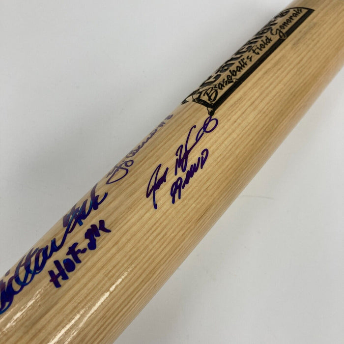 Greatest Catchers Signed Bat Yogi Berra Johnny Bench Carter Rodriguez Piazza JSA