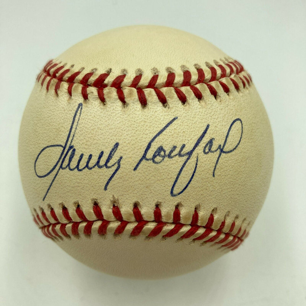 Beautiful Sandy Koufax Signed National League Baseball PSA DNA COA