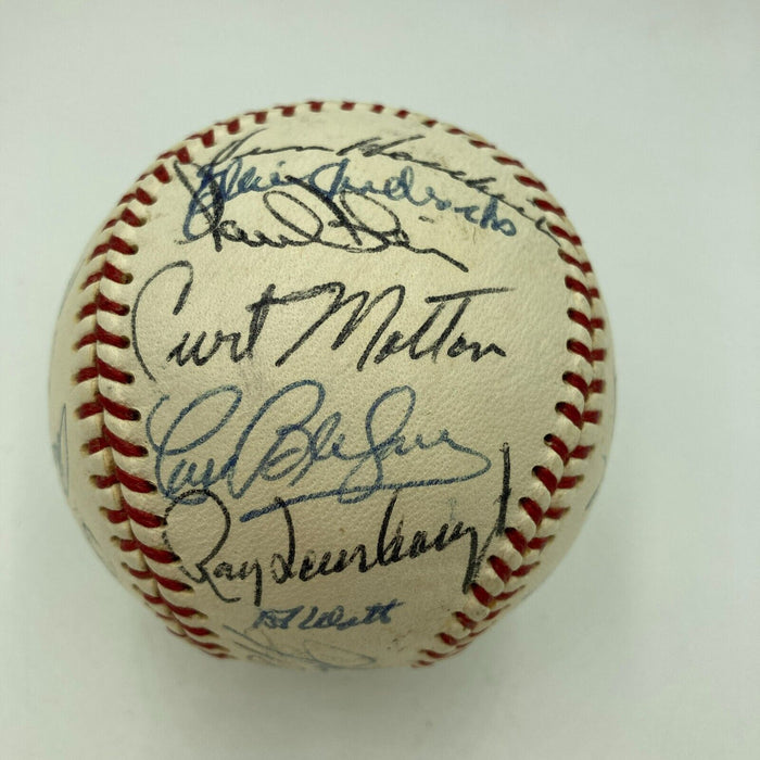 Beautiful 1968 Baltimore Orioles Team Signed American League Baseball JSA COA