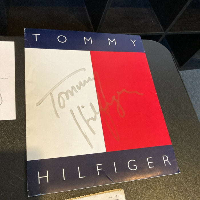Lot Of (9) Tommy Hilfiger Authentic Signed Autographed Photos