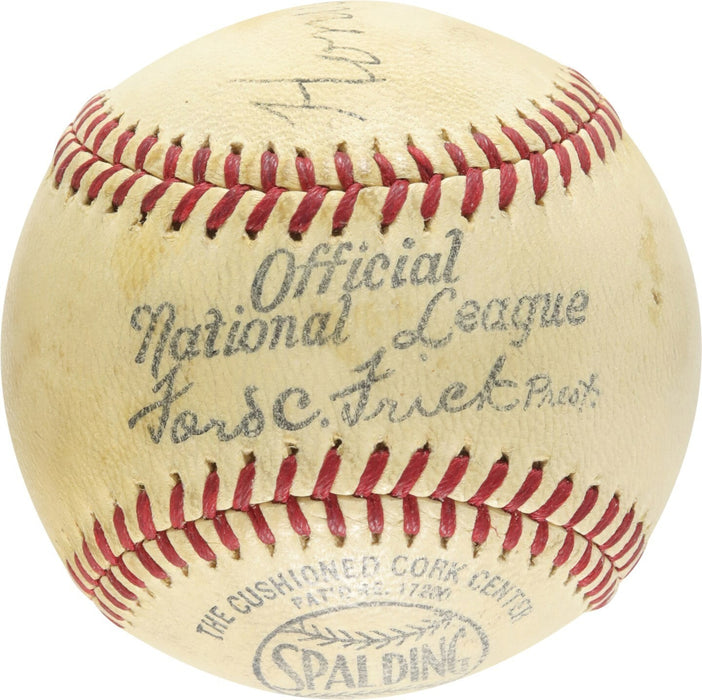 Honus Wagner Single Signed National League Baseball PSA DNA COA