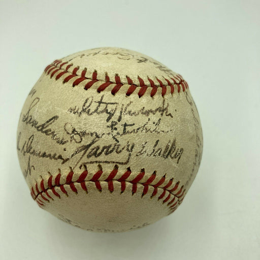 1943 St. Louis Cardinals Team Signed National League Baseball Stan Musial JSA