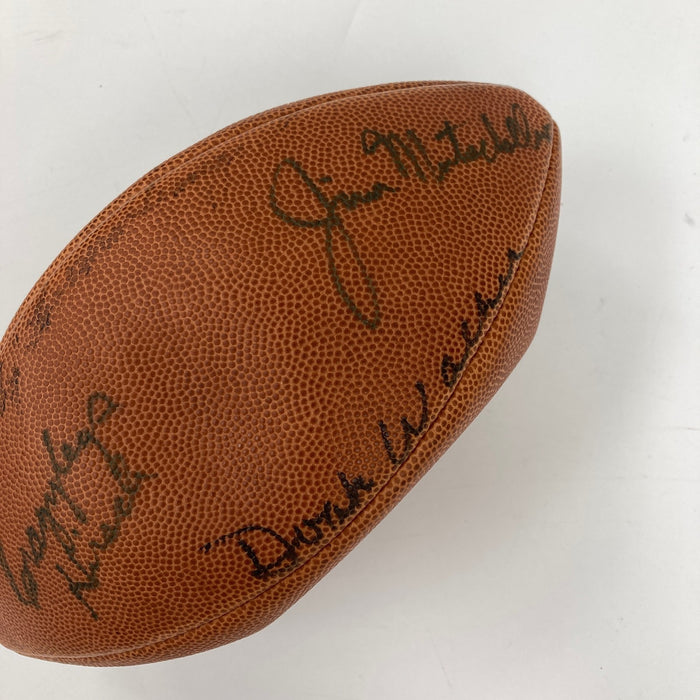 Ken Strong Hall Of Fame Multi Signed Wilson NFL Football JSA COA