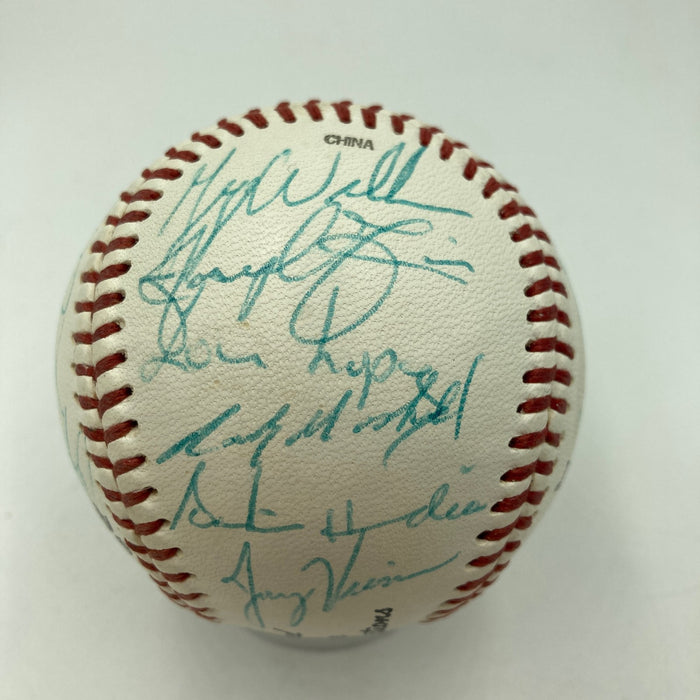 Derek Jeter Pre Rookie Triple-A All Star Game Team Signed Baseball Beckett