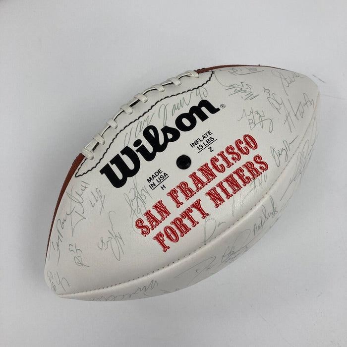 1994 San Francisco 49ers Super Bowl XXIX Champs Team Signed Football JSA COA