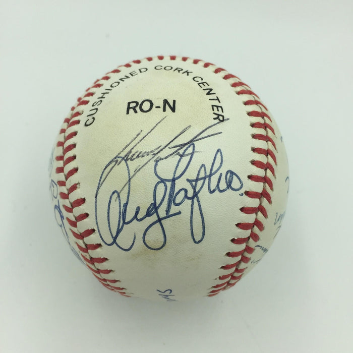 Chicago Cubs Hall Of Fame & Legends Signed Baseball 16 Sigs Ernie Banks PSA DNA