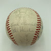 1937 All Star Game Team Signed Baseball Hank Greenberg JSA COA