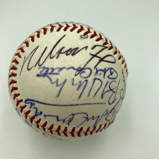 Chicago Cubs & White Sox Legends Signed Baseball Ernie Banks Nellie Fox JSA COA