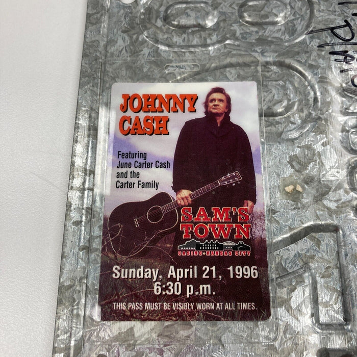 Johnny Cash Signed Autographed Texas License Plate PSA DNA COA