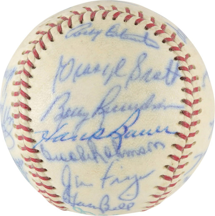 1966 All Star Game American League Team Signed Baseball Elston Howard