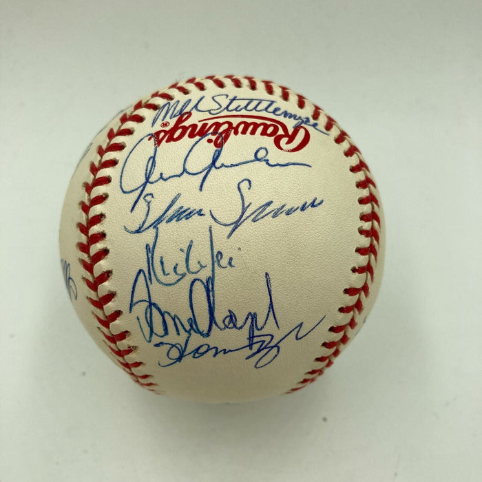 1998 New York Yankees World Series Champs Team Signed W.S. Baseball With JSA COA