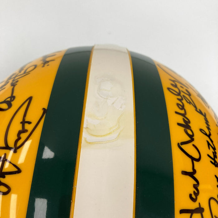 1966 Green Bay Packers Super Bowl 1 Champs Team Signed Authentic Helmet JSA COA