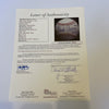 Incredible Hank Aaron Signed Heavily Inscribed STAT Baseball JSA
