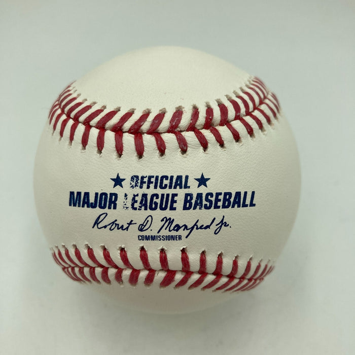 Jeff Bagwell HOF 2017 & Craig Biggio HOF 2015 Signed Baseball Tristar COA