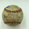 1932 Chicago Cubs Signed Game Used Baseball From Pennant Clinching Game JSA COA