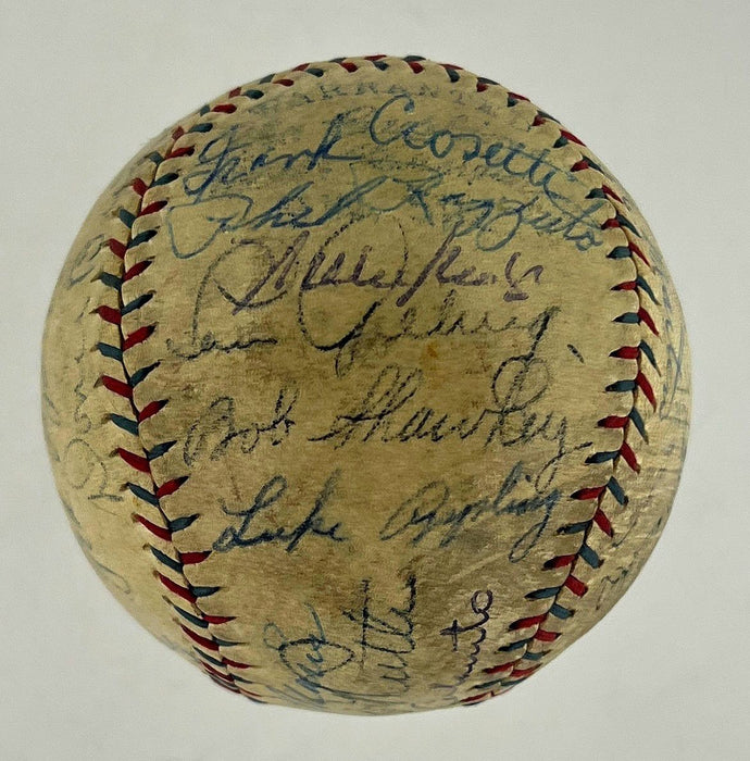 Babe Ruth, Lou Gehrig, Mickey Mantle & Roger Maris Signed Baseball PSA DNA COA