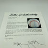 President Bill Clinton & Hillary Clinton Dual Signed Major League Baseball PSA