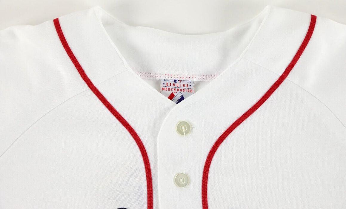 2004 Boston Red Sox World Series Camps Team Signed Authentic Majestic Jersey PSA