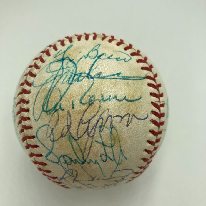 1978 Yankees World Series Champs Team Signed American League Baseball JSA COA