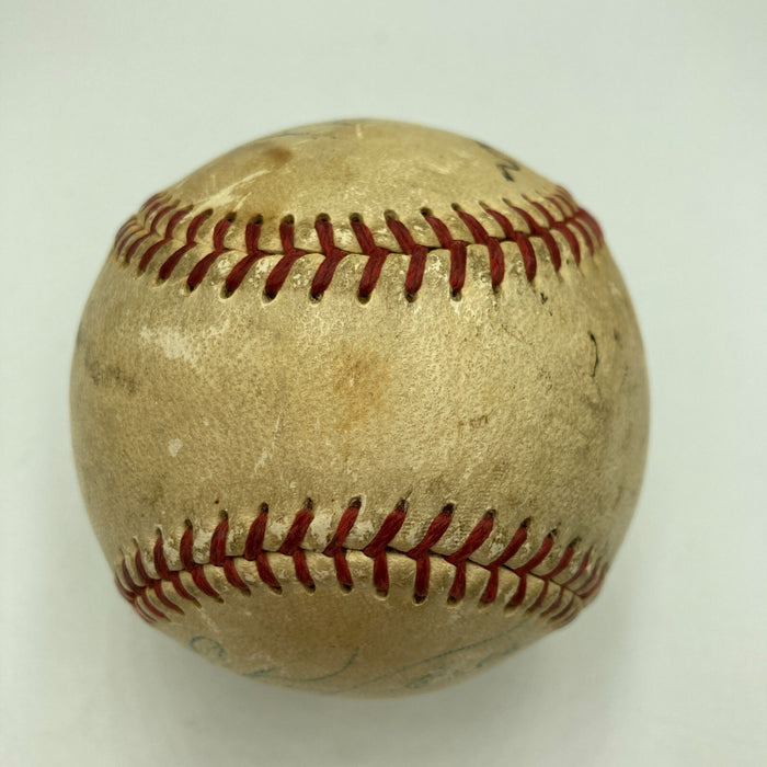 Honus Wagner Pittsburgh Pirates Multi Signed National League Baseball JSA COA