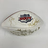Kurt Warner Isaac Bruce St. Louis Rams Team Signed Super Bowl Football JSA COA