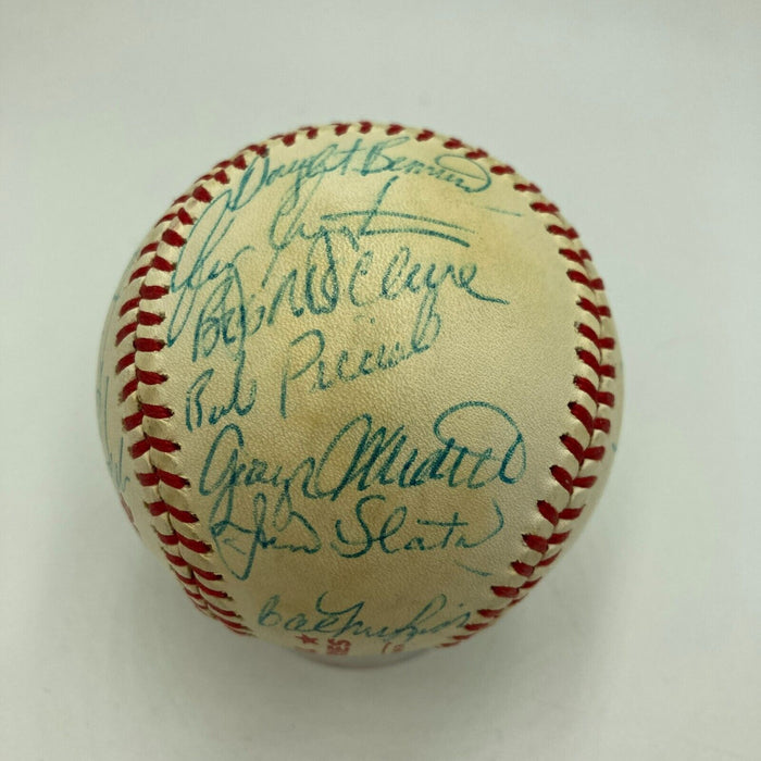 1982 Milwaukee Brewers AL Champs Team Signed World Series Baseball