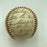Nice 1953 Milwaukee Braves Team Signed National League Baseball JSA COA
