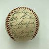 Nice 1953 Milwaukee Braves Team Signed National League Baseball JSA COA