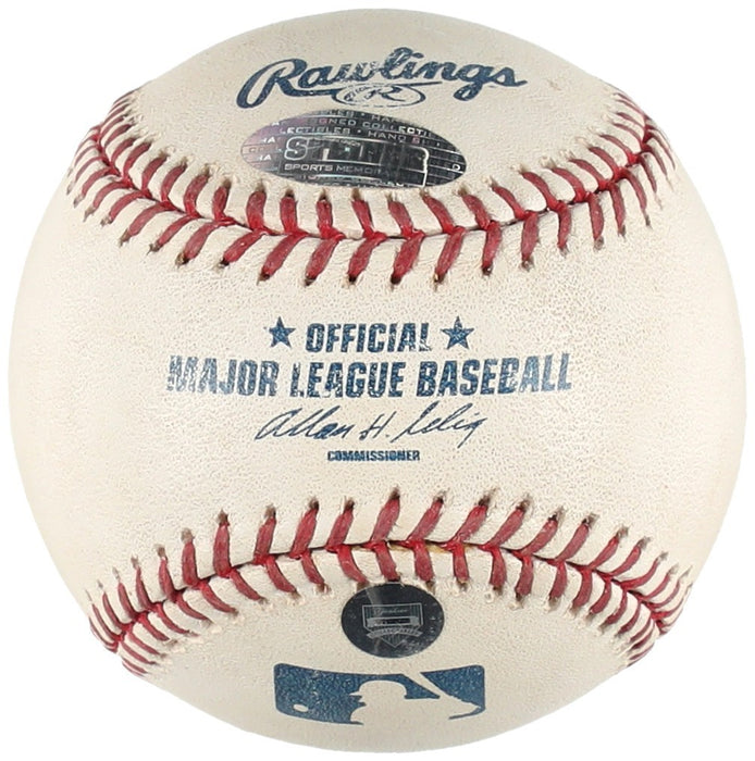 Derek Jeter "The Dive" Game Signed Game Used Baseball July 1, 2004 Steiner COA