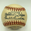 Beautiful Mel Ott & Carl Hubbell Signed 1935 National League Baseball JSA COA