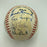 1970's HOF Multi Signed Baseball Freddie Lindstrom Ernie Banks Earl Averill JSA