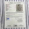 Derek Jeter Signed Heavily Inscribed 2000 World Series NY Yankees Jersey JSA COA