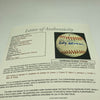 1970's HOF Multi Signed Baseball Freddie Lindstrom Burleigh Grimes JSA