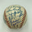 Stunning  1956-1957 Milwaukee Braves Team Signed NL Baseball Hank Aaron JSA COA