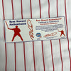 Ryan Howard Signed & Inscribed "58 HR's" Philadelphia Phillies Jersey With COA