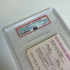 Bill Russell Signed Autographed Bank Check PSA DNA Boston Celtics HOF Legend