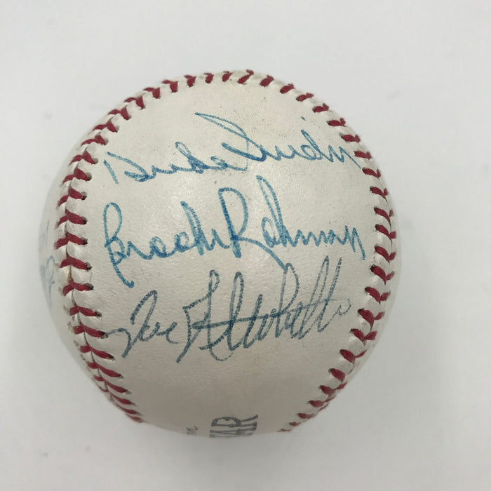 Charlie Gehringer Brooks Robinson Harmon Killebrew 1985 HOF Mult Signed Baseball
