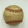 Nellie Fox Pre Rookie 1945 Lancaster Red Roses Minor League Signed Baseball JSA