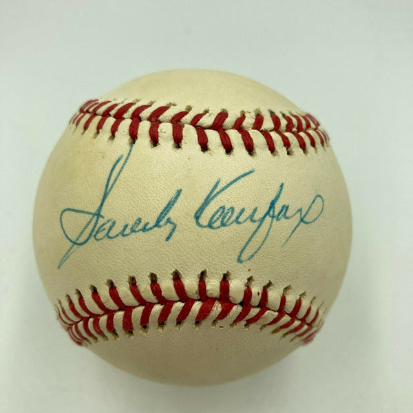 Beautiful Sandy Koufax Signed Official National League Baseball JSA COA